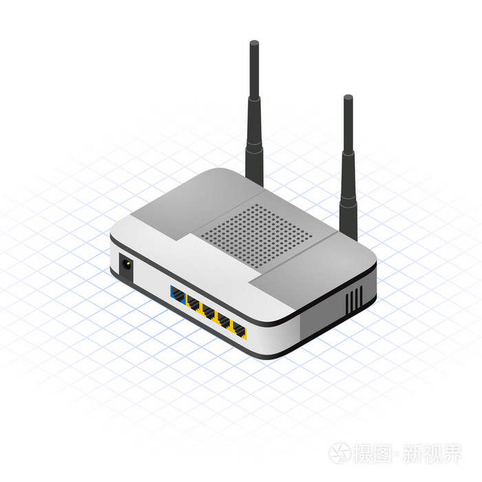 邁向自由連接 商用無(wú)線路由器插畫(huà)背后的無(wú)限可能